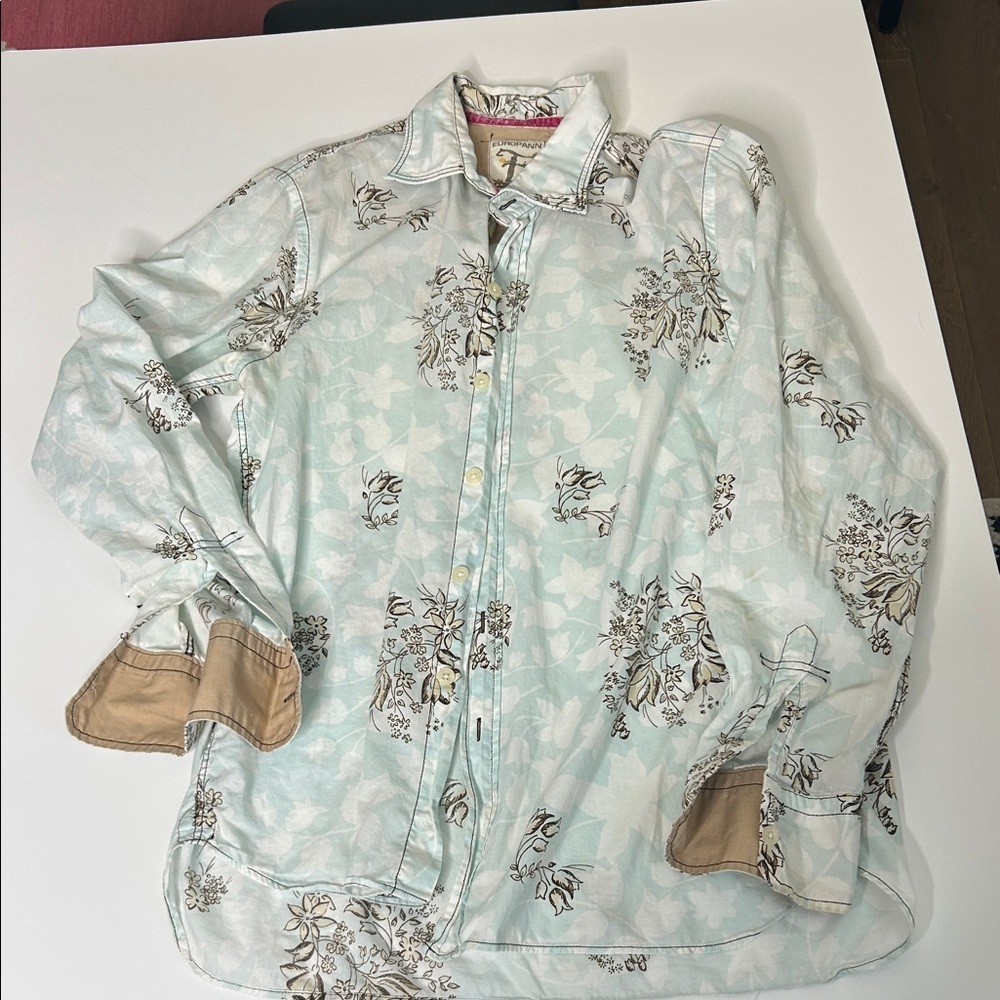 Floral Patterned Men's Shirt